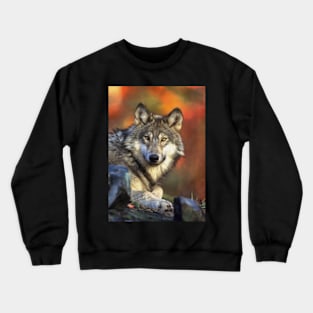 AUTUMN WOLF Crewneck Sweatshirt